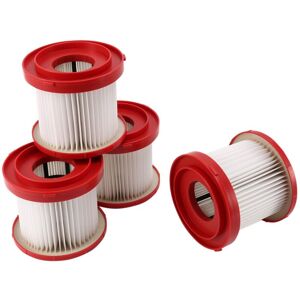 Tlily - 4 pcs hepa Wet Dry Vacuum Filter Compatible with 49-90-1900. Designed for M18 2 Gallon Wet/Dry Vacuum Model 0880-20