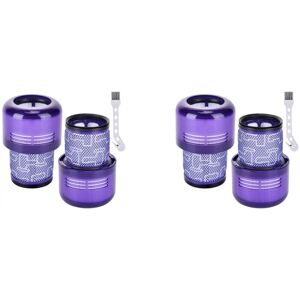 Tlily - 4Pack Filters for Dyson V11 V15 SV14 SV22 Washable Replacement Filter Replacement Parts DY-970013-02 & 97001302