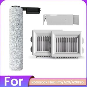 TLILY 4PCS Brush and Filter Kit for Pro A20 A20Pro Floor Scrubber Accessories Replacement Parts