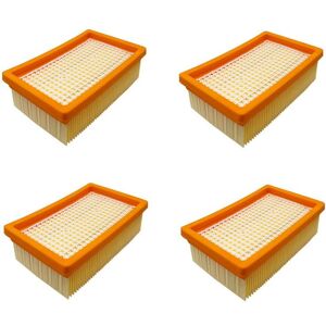 Tlily - 4PCS Filter for karcher WD4 WD5 MV4 WD5P premium Wet Dry Vacuum Cleaner Replacement Parts Hepa Filters