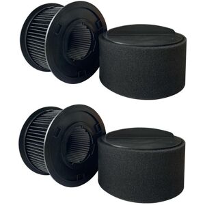 Tlily - 4PCS Replacement Filter for Bissell 2037913/32R9 Power Force & Helix Turbo Inner and Outer Filter Set
