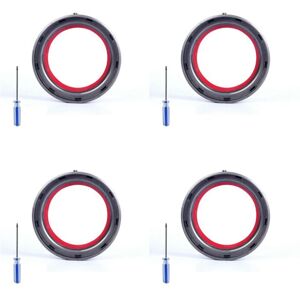 Tlily - 4X for Dyson V11 SV14 SV15 Vacuum Cleaner-Dust Bin Top Fixed Sealing Ring Replacement Attachment Spare Part
