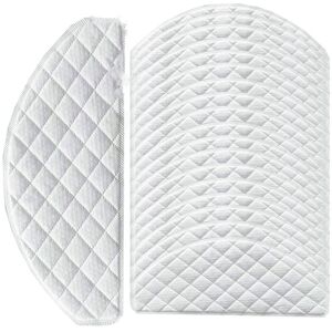 Tlily - 50 Pcs Disposable Wipes for Ozmo T8 T8+ Max T9 T9+ N8 N8+ Pro Pro+ Vacuum Cleaner Pads