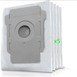 Tonchean - 5pcs Irobot Roomba i7 Bag, Replacement Dust Bags for iRobot Roomba i7 i7+ / i7 Plus E5 E6 E7 S9 S9+ Vacuum Cleaner