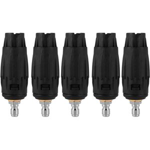 Tlily - 5X Adjustable Sprayer Nozzle Tips, Variable Jet Pattern, 1/4 Inch Connection Plug, 3000 psi