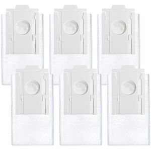 TLILY 6Pcs Dust Bags Replacement VCA-RDB95 Jet Bot+ Bot ai+ Robot Vacuum Clean Station Accessories Parts