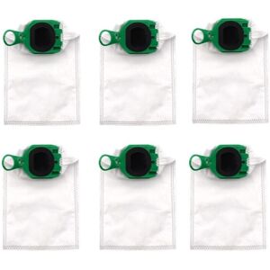 CYSLMUK 6pcs for Vorwerk Kobold VB100 VB 100 FP100 FP 100 Vacuum Cleaner, Replacement Dust Bags Set, Vacuum Cleaner Bags