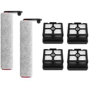 Tlily - 6Pcs/Set Replacement Roller Brush hepa Filter for Dreame H12 Pro /M13Beta/H12 Pro Plus Wash Floor Machine Accessories