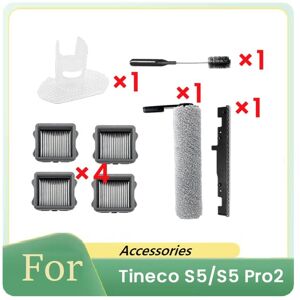 Tlily - 8 Pcs Robot Cleaner Brush Scraper Strip Roller Filter Baffle