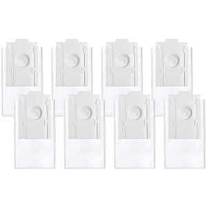 TLILY 8Pcs Dust Bags Replacement VCA-RDB95 Jet Bot+ Bot ai+ Robot Vacuum Clean Station Accessories Parts