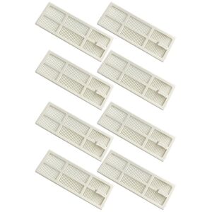 Tlily - 8Pcs hepa Filter for Narwal J3 Robotic Vacuum Cleaner Replacement Spare Parts Household Cleaning Filters Washable