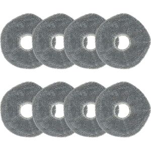 Tlily - 8PCS Replacement Parts Mop Cloth for eufy X9Pro Sweeping Robot Vacuum Ground Dragram Clean Cloth Washing Cloth Pad