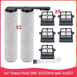 Tlily - 8PCS Roller Brush Hepa Filter Replacements Parts for Floor One