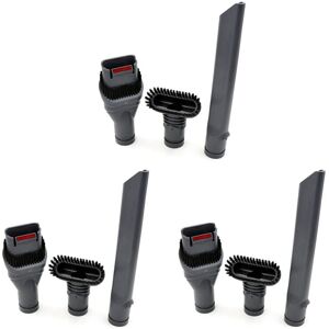 Tlily - 9 Pcs/Set Vacuum Attachment Kit Crevice Tool Nozzle Brush for Dyson DC35 DC45 DC58 DC59 DC62 V6 DC08 DC48