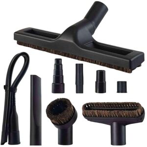 TLILY 9-Piece Universal Cleaning Set, Vacuum Attachment/Brush/Crevice Tool