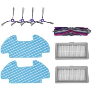 Tlily - 9 Pieces / Set Roller Side Brush Wipe Filter Replacement Powerbot-E VR05R5050WK Vacuum Cleaner Spare Parts