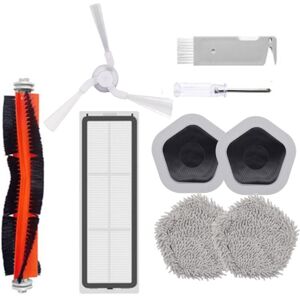 Tlily - 9Pcs Kit for XiaoMi Dreame Bot W10&W10 Pro Robot Vacuum Cleaner Main Side Brush Filter Mop Cloth and Mop Holder b