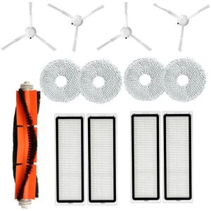 Tlily - Accessories for Dreame L10S Ultra W10S Pro for Xiaomi X10+ Robot Vacuum Cleaner Main Side Brush Hepa Filter Mop Cloth