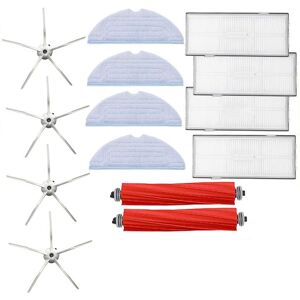 Tlily - Accessories for Xiaomi Roborock S7 S70 S75 S7Max S7MaxV Main Roll Brush Mop Cloth Hepa Filter Side Brush Vacuum Cleaner