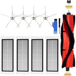 Tlily - Accessories Kit for Xiaomi Roborock S5 max S6 S60 S65 S6 maxv S6 Pure E4 Vacuum Cleaner Main Side Brush Hepa Filter