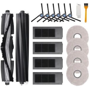 Tlily - Accessories Kit Replacement for X2 Omni / Pro DEX86 Robot Vacuum Parts, Main Brush Mop Cloth