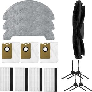 Tlily - Accessory Kit for Proscenic M7MAX M8 Robot Vacuum Cleaner Filters Mop Pads Dust Bags Brush