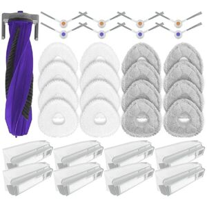 TLILY Accessory Set for Narwal Freo X Ultra / Narwal J4, J4 Lite Replacement Parts Main Side Brush Filter Mop Cloth,B