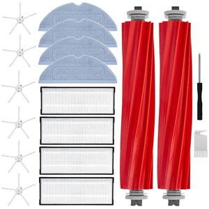TLILY Accessory Set for S7 Pro Ultra/S7 MaxV Ultra,Dust Bags, Main Roller Brush Robot Vacuum Cleaner Accessories
