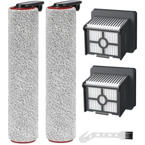 Tlily - Brush Roll and Hepa Filter for H12 Pro Wet Dry Vacuum Cleaner