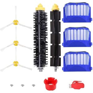 Ymyny - Brush Set for Roomba 600 Series: 10-Piece Accessory Set for Robot Vacuum Cleaner (Side Brushes, Filters, Cerda Brushes, etc.)