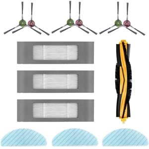 TLILY Cleaning Cloth Brush Filter Accessories Replacement Part Set for OZMO T9 T9+ T9Power T9Max Vacuum Cleaner