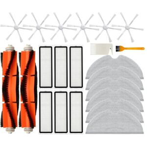 TLILY Compatible for Mi Robot Vacuum Mop 2, 1C, STYTJ03ZHM Replacement Spare Part Main Side Brush Hepa Filter Rag