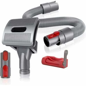 ZVD Dog and Cat Vacuum Cleaner Brush Grooming Tool for Dyson V11, V10, V8, V7, Grooming Tool + Flexible Extension Hose + Converter Adapter + Trigger