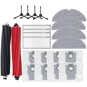 TLILY Double Main Brush Roller for S8 PLUS S8+ Pro Vacuum Cleaner Hepa Filter Mop Cloth Dust Bag Kits