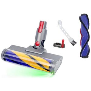 TLILY Electric Floor Brush Head for V7 V8 V10 V11 V15 Vacuum Cleaner Spare Parts with LED Dust Lights