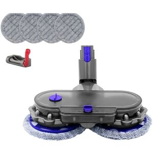 Tlily - Electric Mop Head for Dyson V7 V8 V11 V10 V15 Vacuum Cleaner Wet & Dry Mop Cleaning Head with Removable Water Tank