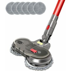 ZVD Electric Mop Head for V10 V11 V7 V8 Vacuum Cleaner, Brush Broom for Dyson,Electric Mop Accessory Rotary Brush for Dyson Vacuum Cleaner