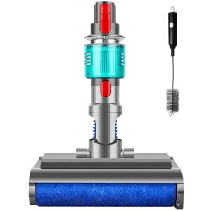 Tlily - Electric Wet Dry Mopping Head for Dyson V7 V8 V10 V11 V15 Vacuum, Cleaning Roller Brush for Hard Floors and Area Rugs