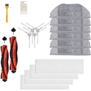 Tlily - Filter Roller Main Side Brush Mopping Cloth Kits for XiaomiMijia G1 MJSTG1 SKV4136GL Mi Robot Vacuum Mop Essential