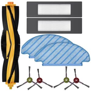 Tlily - Filter Side Brush Mop Cloth Set for Ozmo T8 / T9+ N8 Pro Vacuum Cleaner Parts Accessories