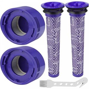 Cyslmuk - Filters for Dyson V8/V7, Vacuum Cleaner Accessories for Dyson V8 with 2x hepa Post Filters, 2x Pre Filters, 1x Cleaning Tool-dyson vacuum