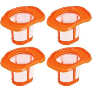 YMYNY Fliti Pack of 4 HHVKF10 replacement filters, compatible with Black + Decker handheld vacuum cleaners, for models HHVK320J10, HHVK515J00FF, HHVK515JP07