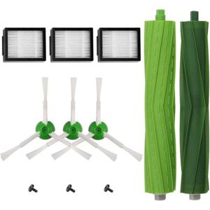 YMYNY Fliti Vacuum Cleaner Filter and Brush Set Spare Parts Accessories Compatible with Roomba i3/i3+/i4/i7/i7+/E5/E6/E7 Guazhuni - Pack of Side Brushes,