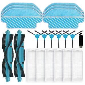 Tlily - For Cecotec Conga 3290 3390 3490 3590 3690 3790 3890 Ultra Titanium Vital Parts Main Side Brush Hepa Filter Mop Rag