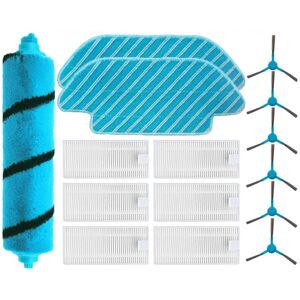 Tlily - For Cecotec Conga 4090 4490 4690 5090 5490 Robot Vacuum Cleaner Spare Parts Main Side Brush Hepa Filter Mop Rag