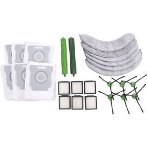 Tlily - For Combo J9+ Robot Vacuums Roller Main Side Brush Hepa Filter Mop Cloths Rag Dust Bag Spare Part