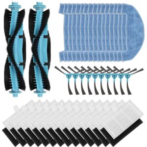 TLILY For D10 Robot Vacuum Replacement Parts Main Roller Side Brush Hepa Filter Mop Pad Cloth Accessories