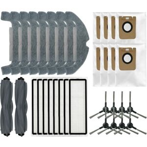 Tlily - For D10s Plus Robot Vacuum Brush hepa Filter Mop Pad Dust Bag