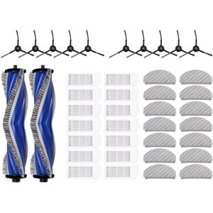 Tlily - For debot N20 / plus Vacuum Part Main Roller Side Brush Hepa Filter Mop Pad Cloth Accessories