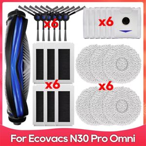 TLILY For Debot N30 Omni/N30 Pro Omni Replacement Part Accessory Main Side Brush Hepa Filter Mop Dust Bag